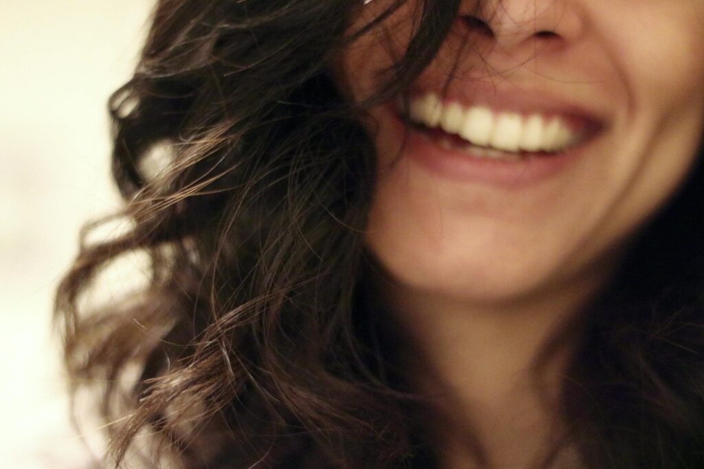 Sonrisa de una mujer